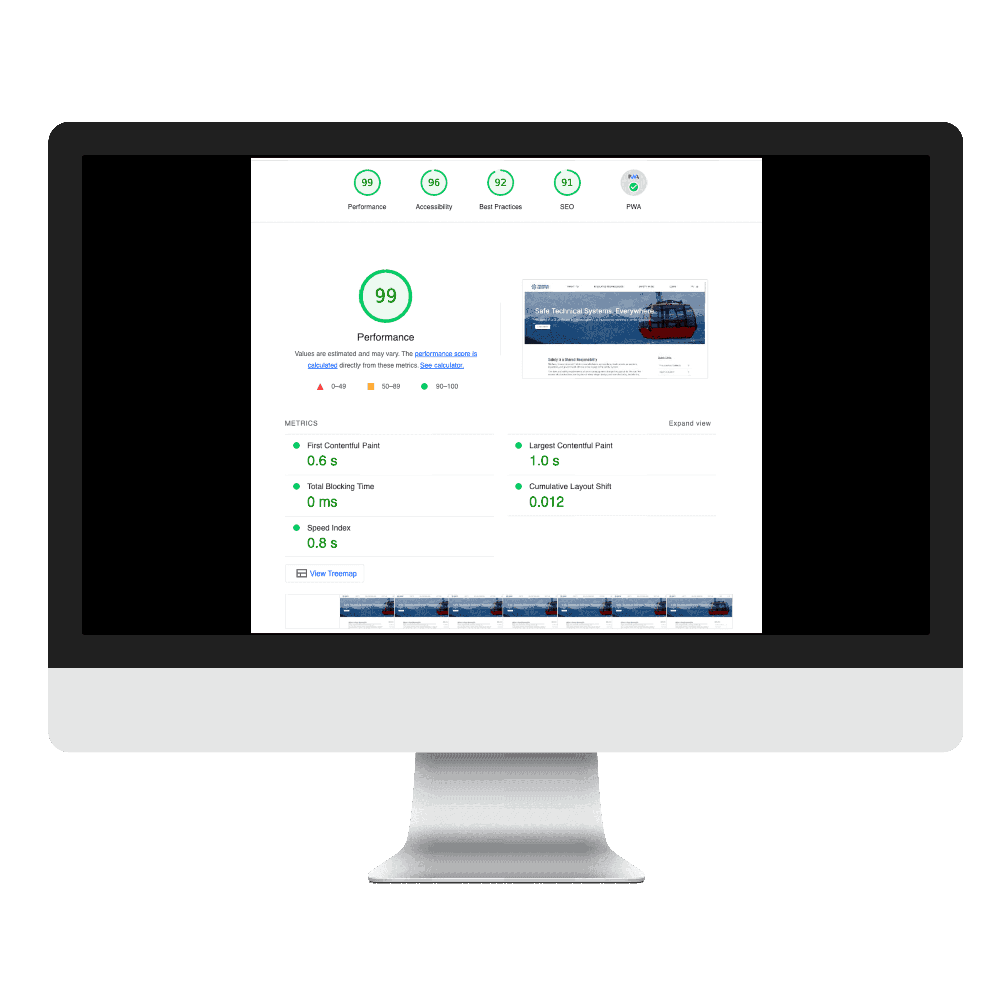 Lighthouse ran on TSBC website